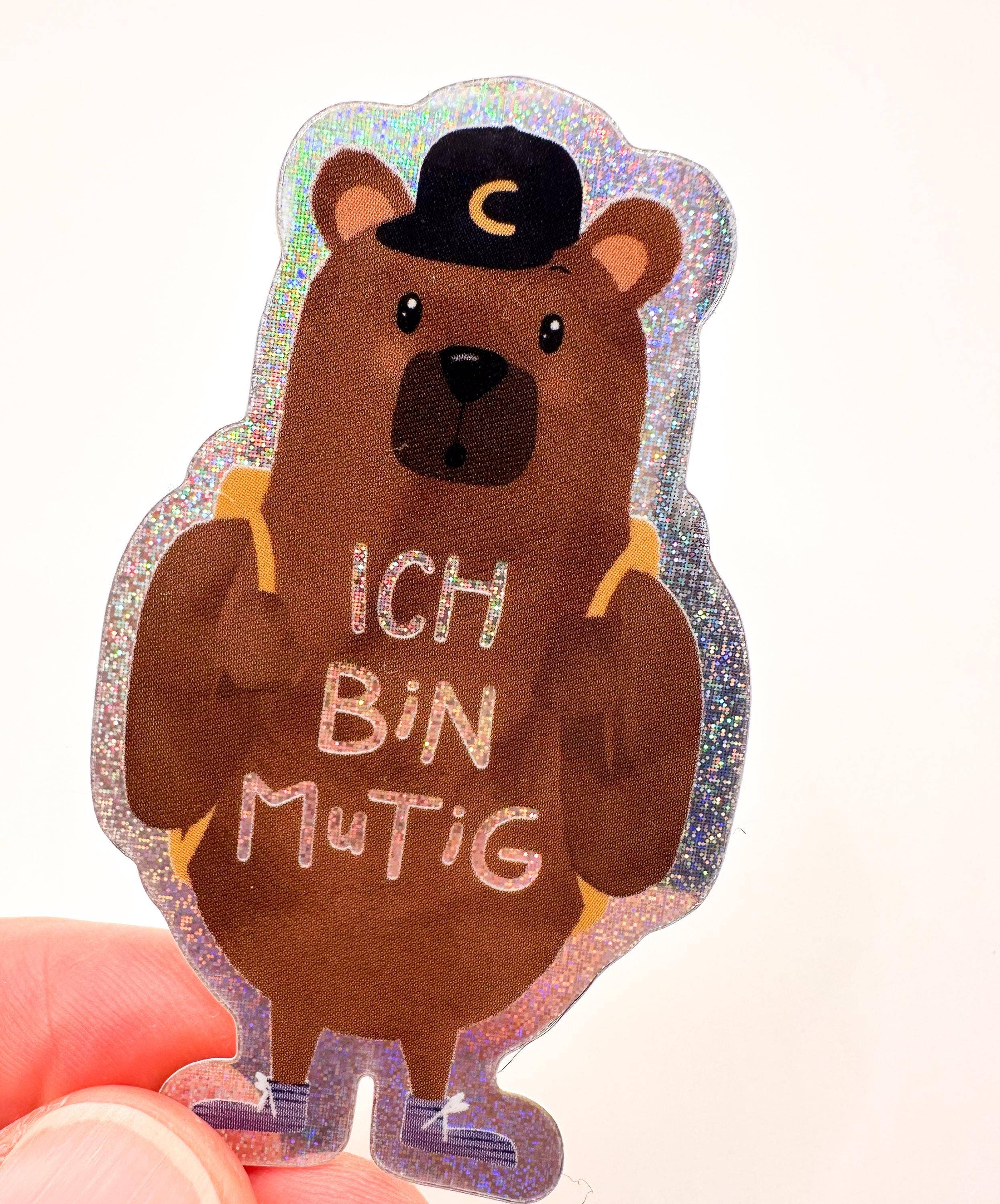 StudioSonna - Wholesale Sticker - Glitter Sticker Bear Pixie Dust1