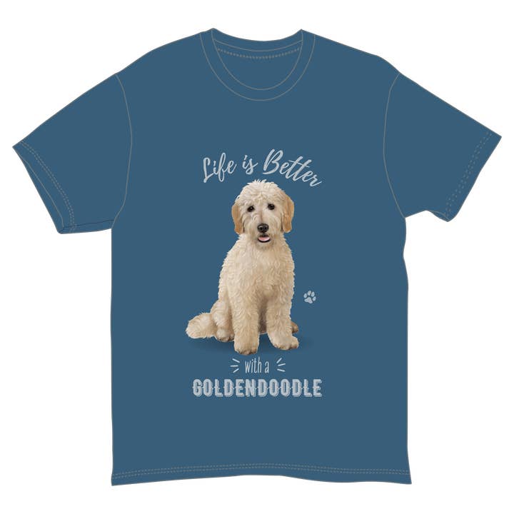 Camiseta Goldendoodle Pet Lover, 100% algodón, unisex para venta al por mayor de E&S Pets