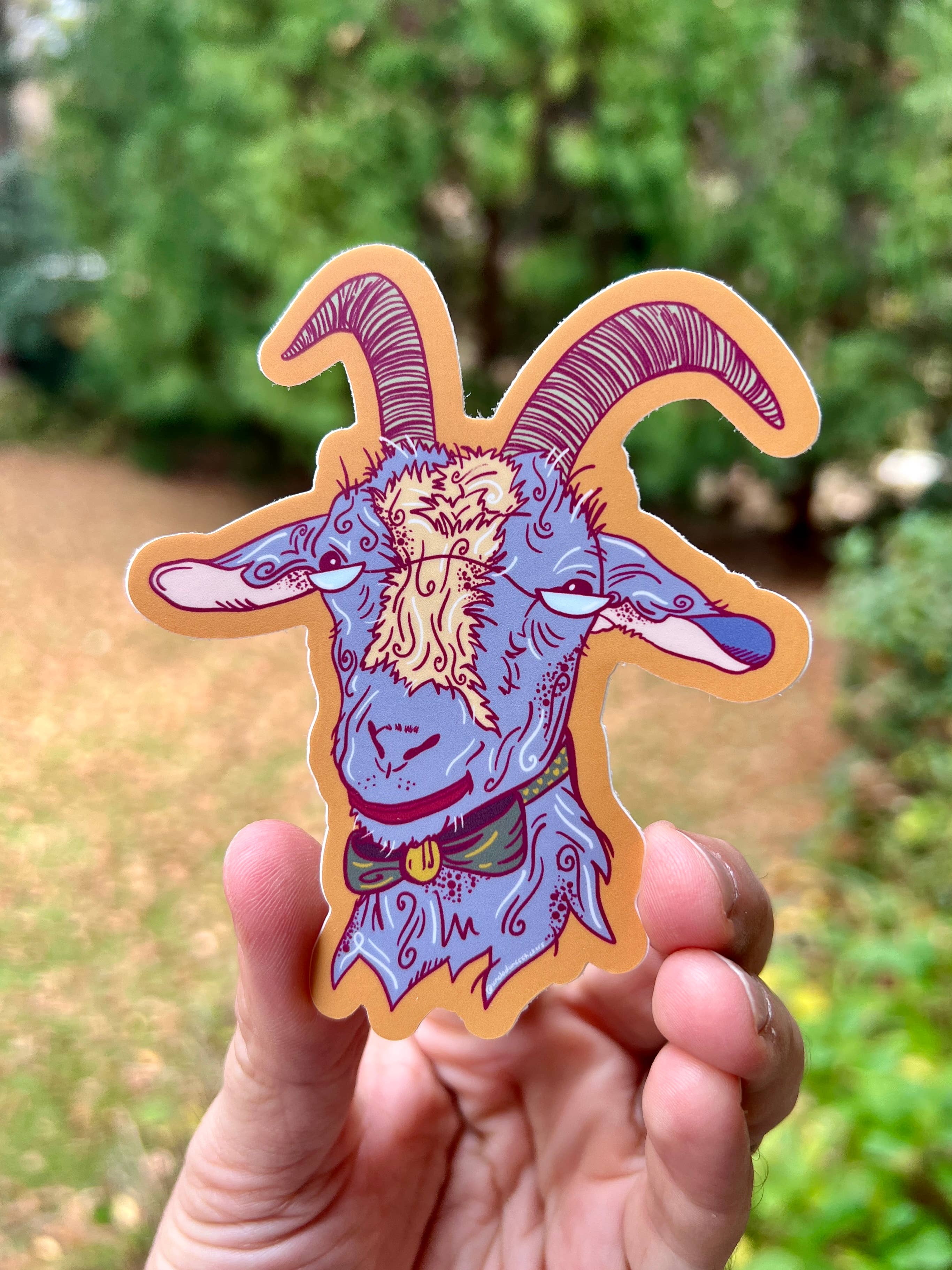 Uncle Dunc's Sticker Shoppe - Wholesale Sticker - Mr. Goat {sticker}1