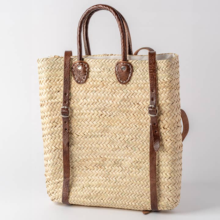 Verve Culture - Wholesale Backpack - Women's - Moroccan Shopping Basket Backpack
