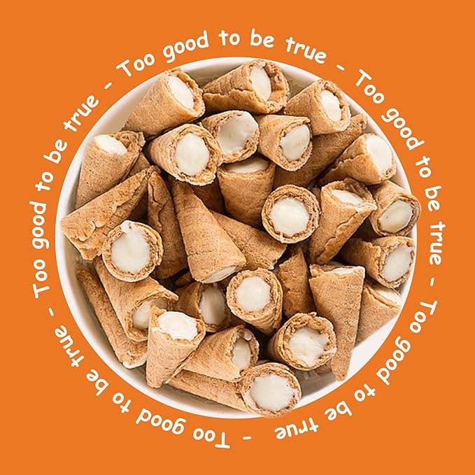 I Got Your Candy - Wholesale Chocolate Covered Sweets - Beemax Tiny Bites Sea Salt Caramel Waffle Cones 4.24oz - 12ct3