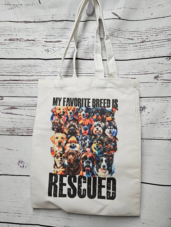 Min yndlingsrace er reddede hunde-taske for engroshandel hos Waves of Pearls LLC