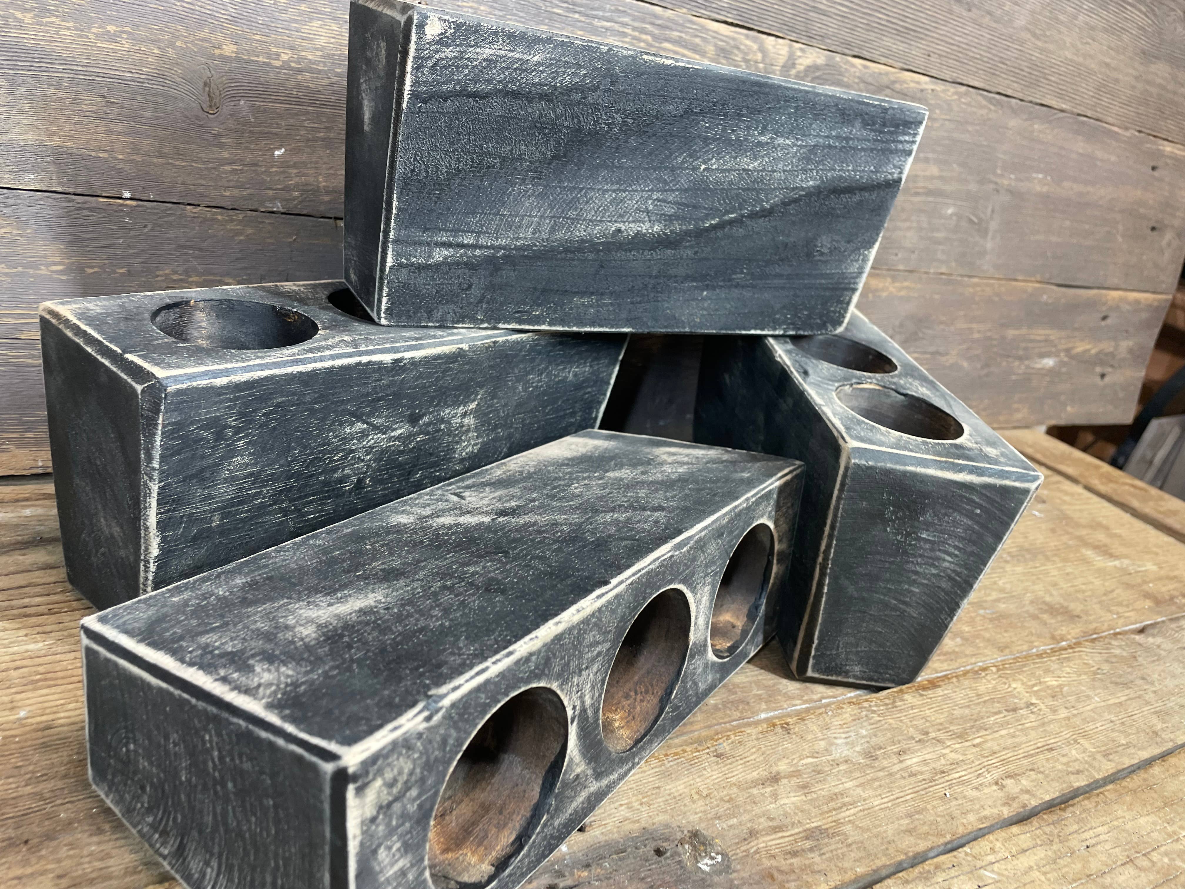 My Amigos Imports - Wholesale Candle holder - CLEARANCE-Three Hole Sugar Mold-WH-Mold Only-3 Hole-Black-$72