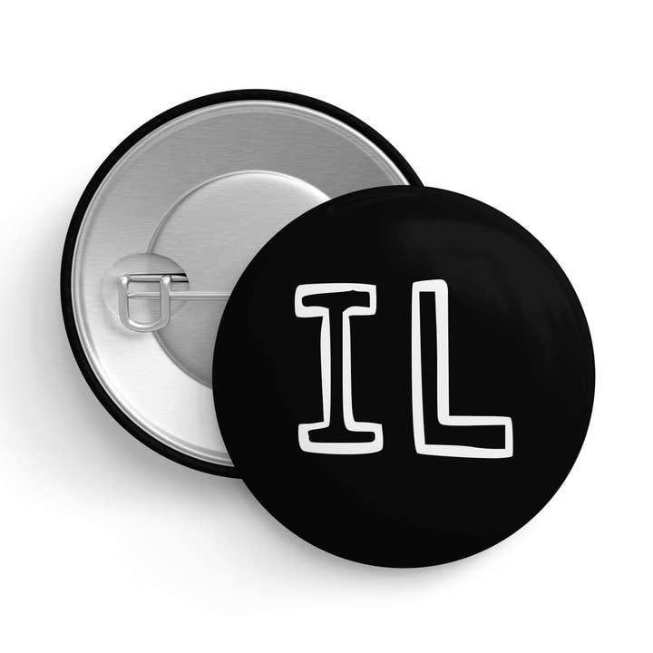 Il | Épingle à pronoms français | 1,25" 32mm | Badge bouton LGBTQ+ pour la vente par That Queer Card Co