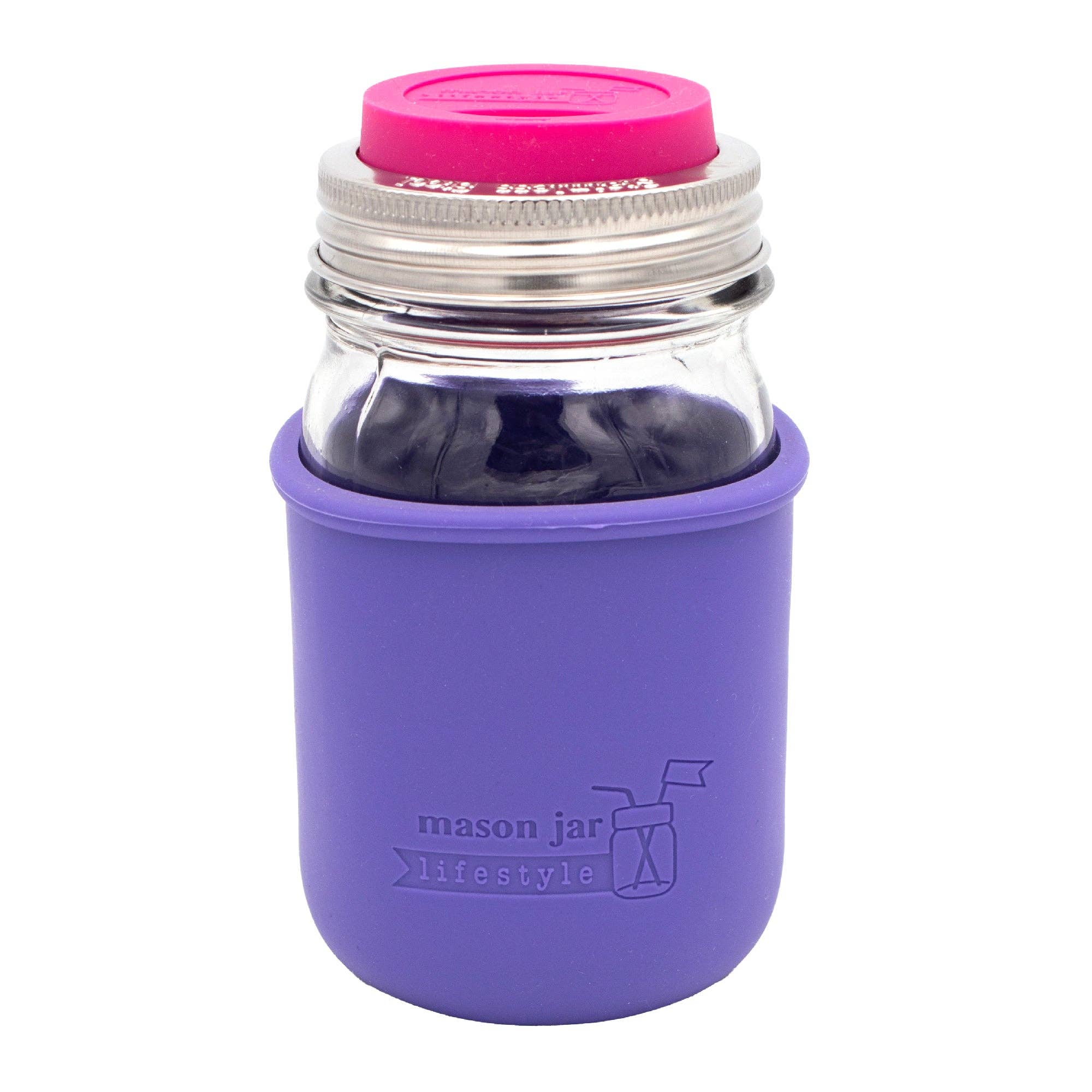 Mason Jar Lifestyle - Wholesale Drink Huggers & Koozies - Silicone Sleeve for Regular Mouth Pint 16oz Mason Jars21