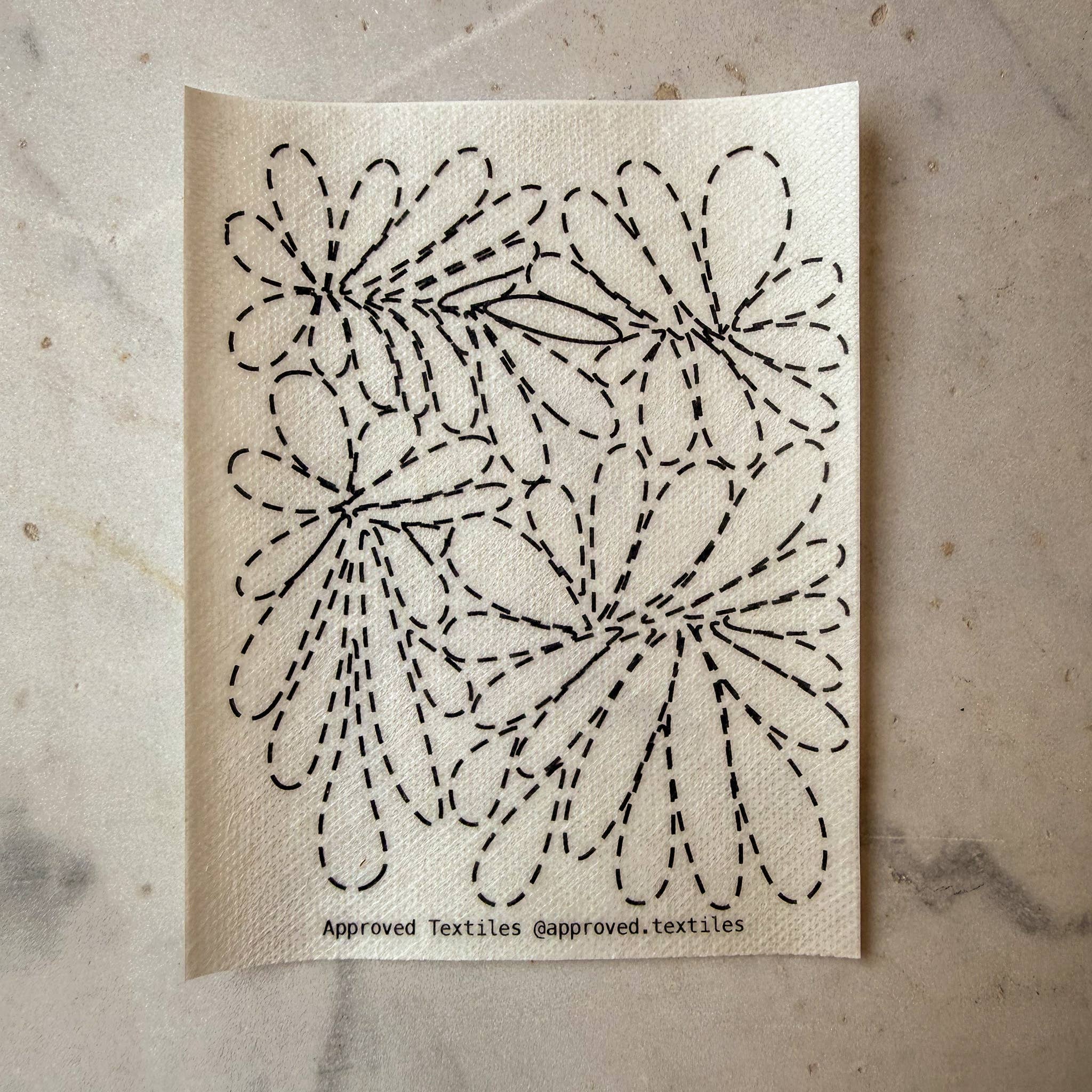 Approved Textiles - Wholesale Craft Sewing Kit - Ondo Botanical Mending + Embellishment Transfer3