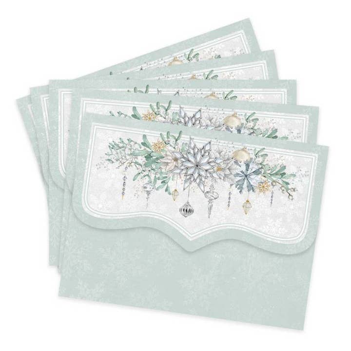 Juego de minisobres navideños, 5 unidades para venta al por mayor de P13