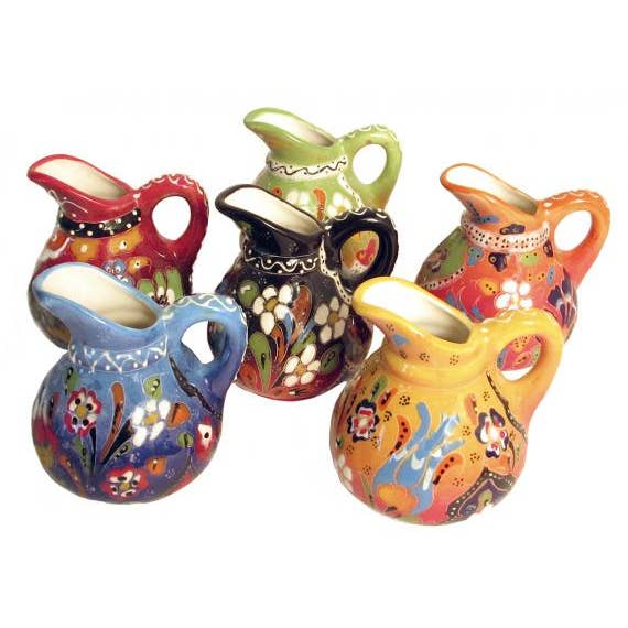 Access by Mediterranean Concepts - Wholesale Jug - Relief Design Ceramic Creamer