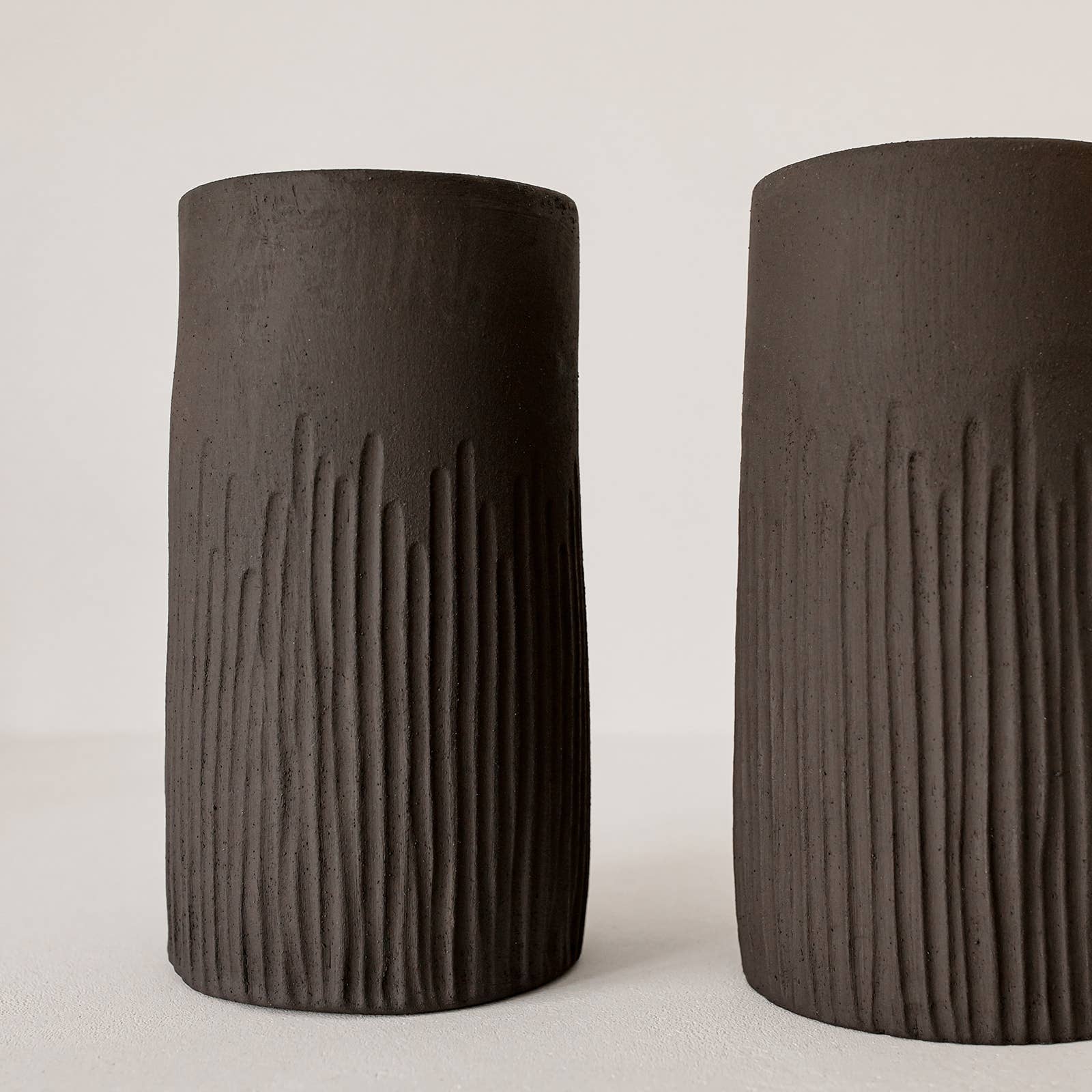 Claycraft - Wholesale Vase - Handmade artisanal raw wabi-sabi design ceramic vase9