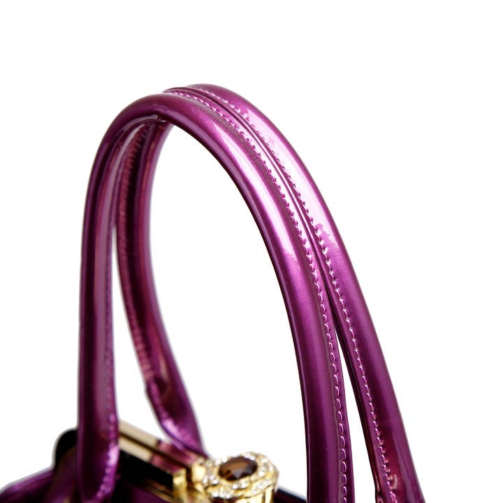 Brangio (Italy) Company Inc. - Wholesale Top Handle Bag - Women's - Brangio Italy Luxurious Patent Leather Handbag