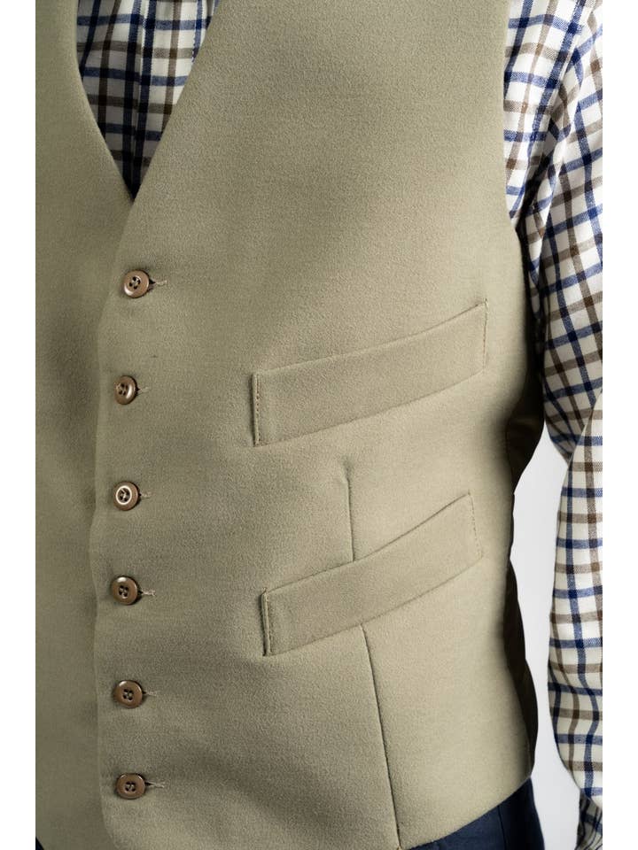 Carabou - Wholesale Suit Vest - Men's - Moleskin Waistcoat