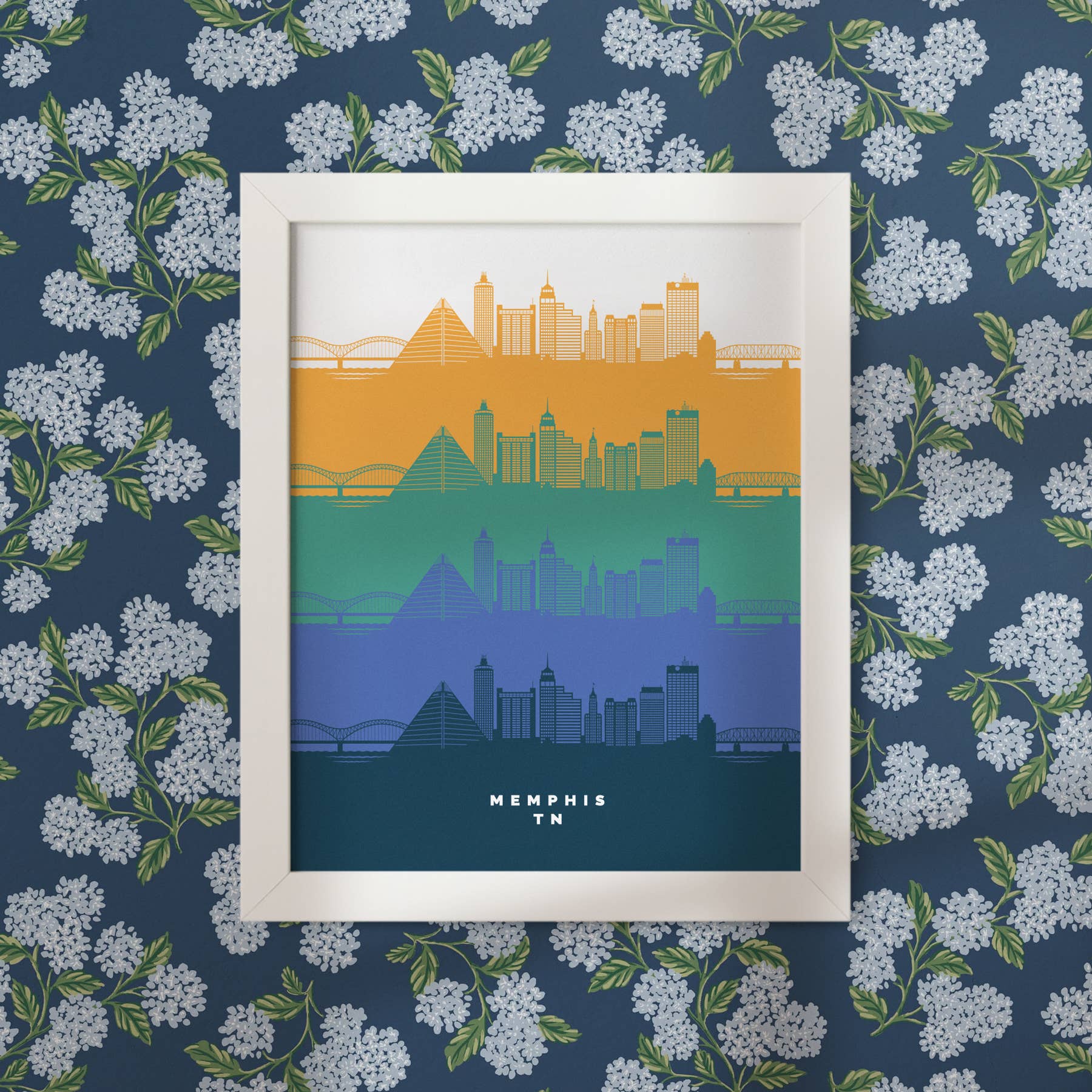 ARCHd – wholesale Art print – Memphis, Tennessee, Skyline 8x10 Wall Art1