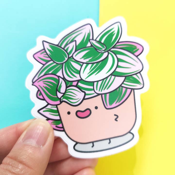 Tradescantia nanouk vinyl sticker for wholesale by Home by Faith