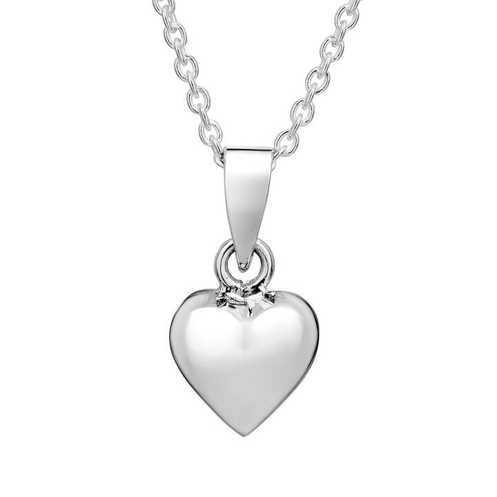 Collana Cuore Delicata in Argento 925 Splendida per la vendita all'ingrosso da parte di Silver Jewellery Cavern Wholesale