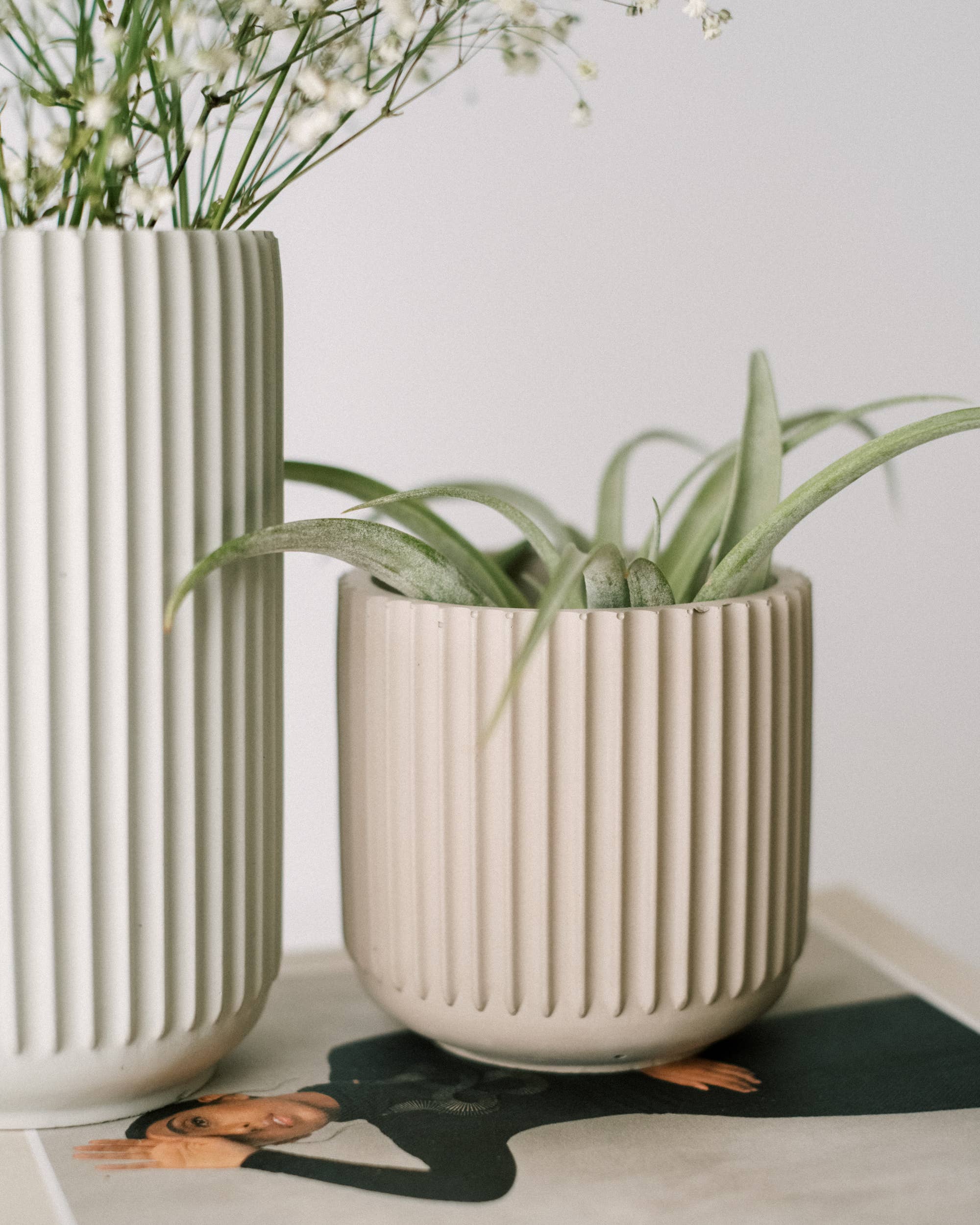 Concrete Days - Wholesale Vase - Short Ridged Vase5