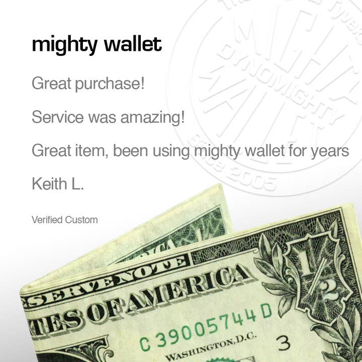Mighty Wallet - Wholesale Wallet - Men's - Half Dollar Mighty Wallet