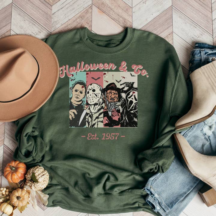 Halloween And Company Fleece for wholesale by MidWest Tees