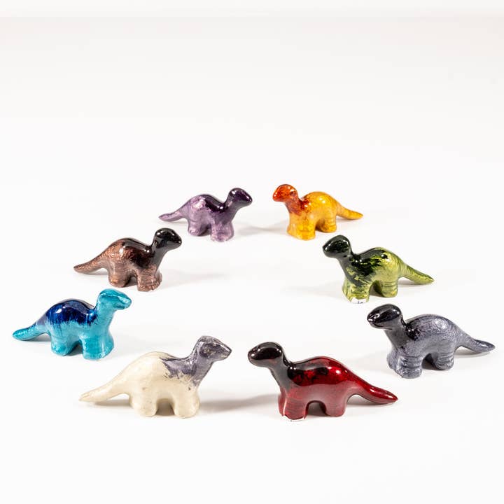 Tilnar Art - Wholesale Decorative figurine - Colored Mini Nessie the Dinosaurs 5 cm2