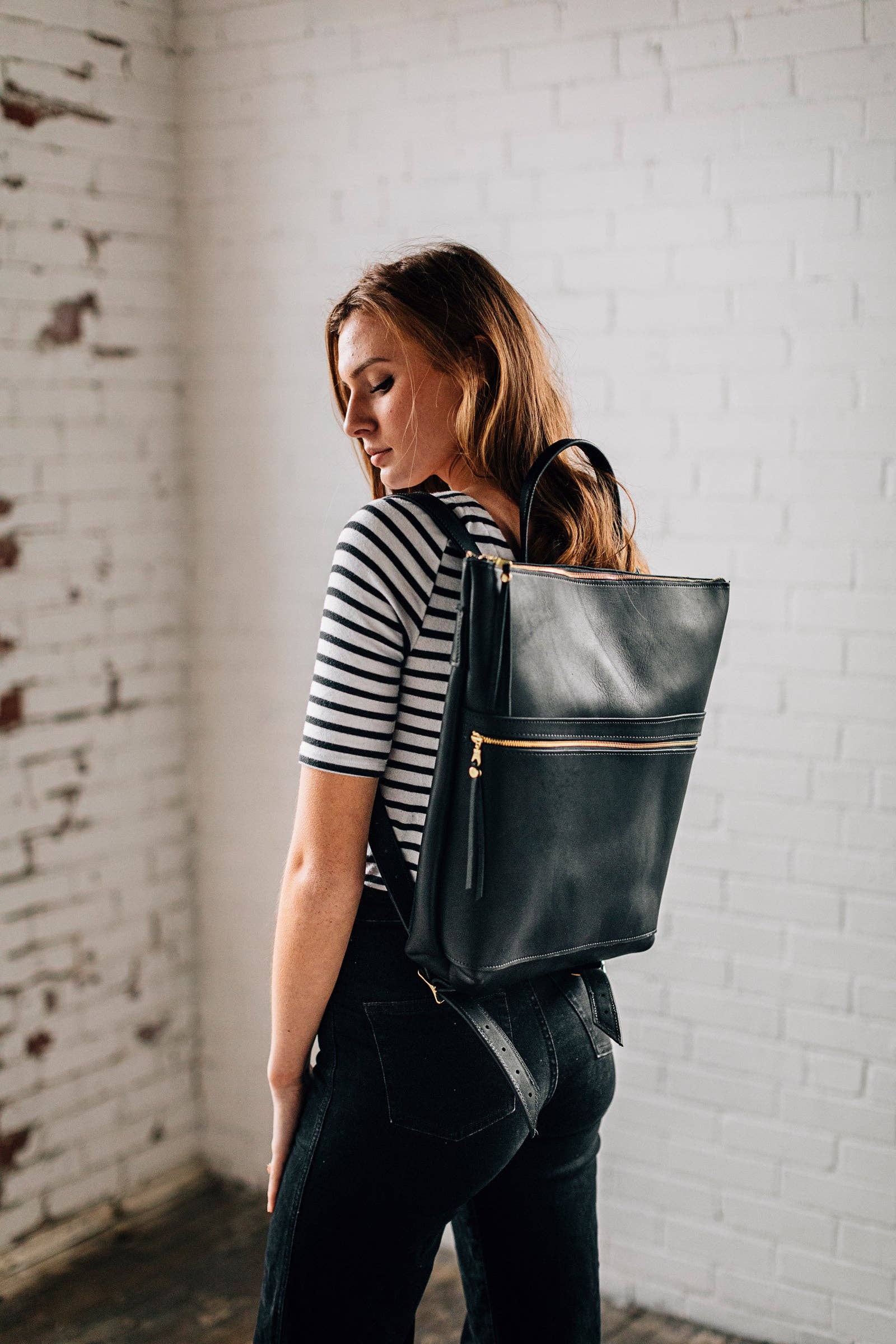 LIZ RIDEN - Wholesale Backpack - Women's - Backpack-Black8