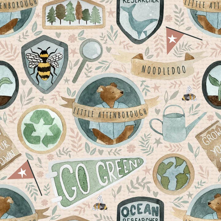 Little Attenbear Dress for wholesale by NoodleDoo Handmade