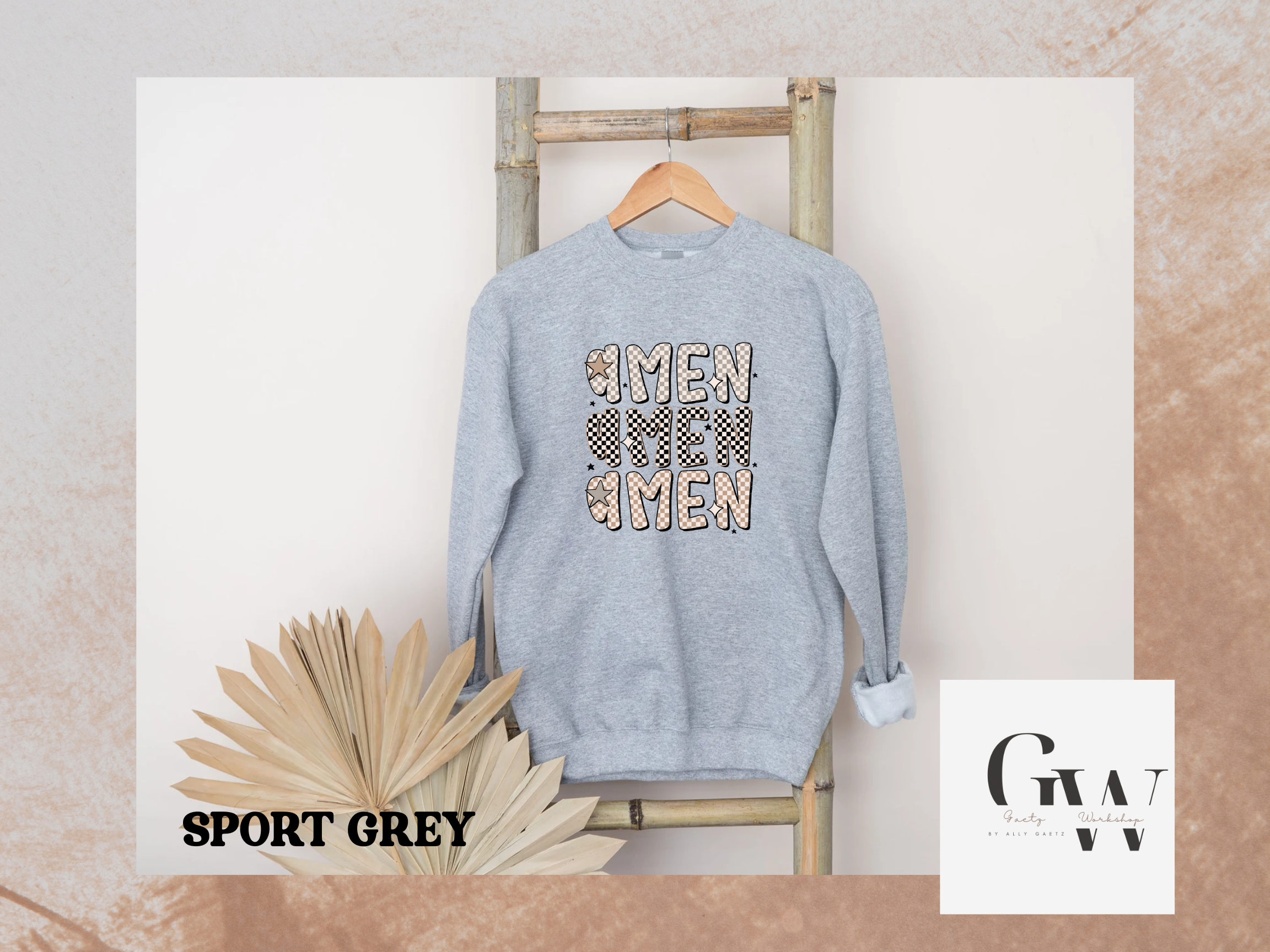 Gaetz Workshop - Wholesale Grafisch sweatshirt - Dames - Amen Crewneck2