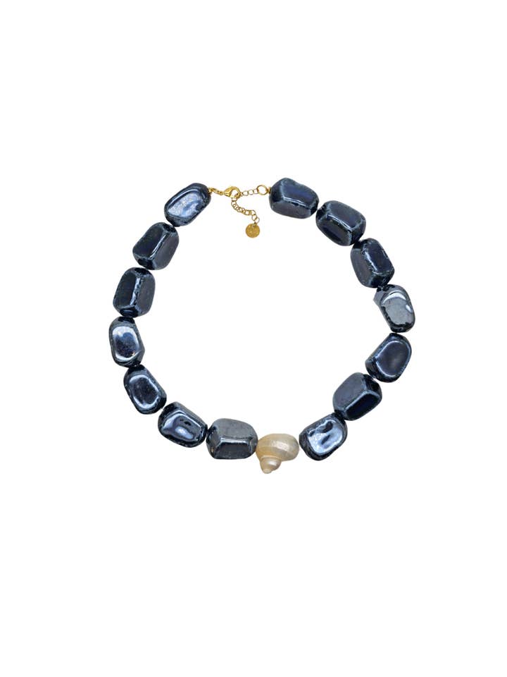 Choker Lena bleu for wholesale by LA MAISON GISEL B.