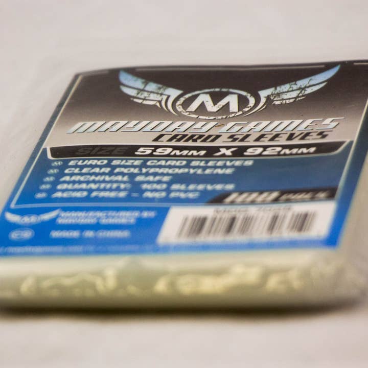 Mayday Games - Wholesale Card Game - Euro Card Sleeve - Pack of 100 - 59 MM X 92 MM8