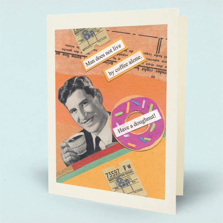 Carte de beignet pour la vente par Mina Lee Studio