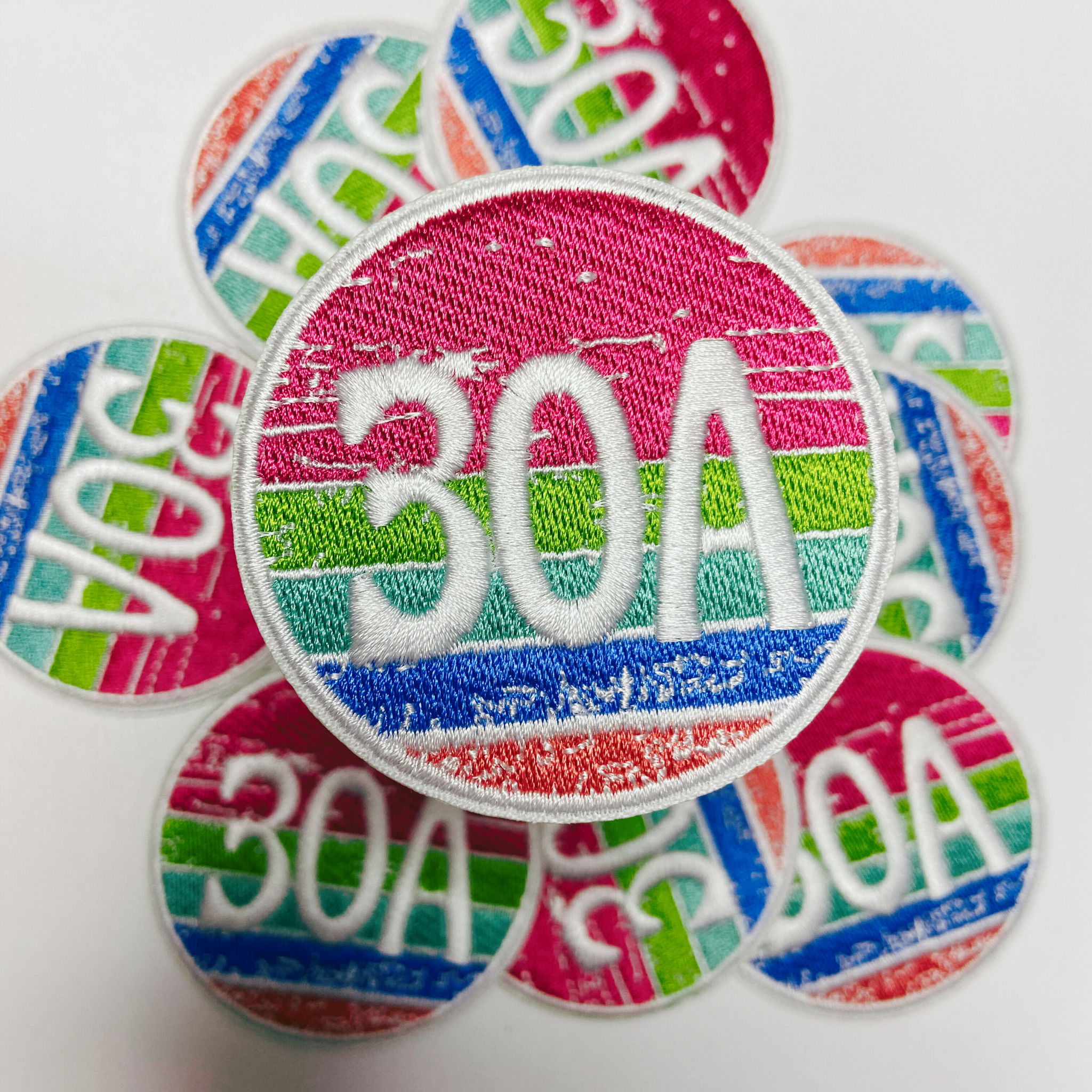 TEELUX - Wholesale Patch - 3" 30A (Florida)  -  Embroidered Hat Patch2