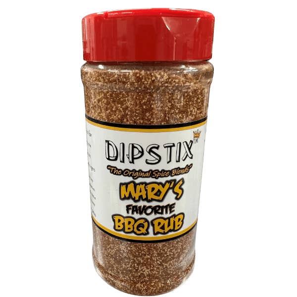 Mary's Favorite BBQ Rub for wholesale by DIPSTIX