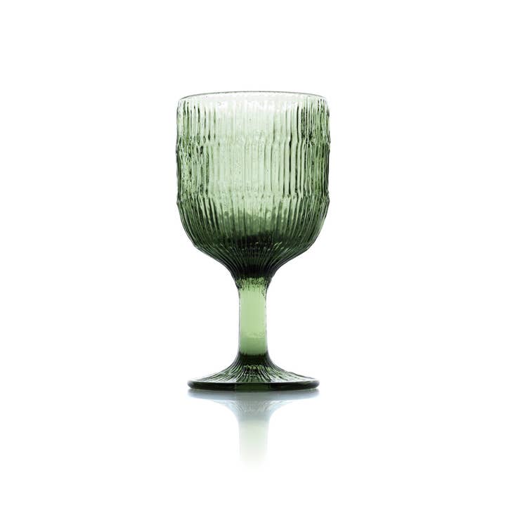 La Copa de Vino Moss Ripple - Verde para venta al por mayor de Bazar Bizar Living