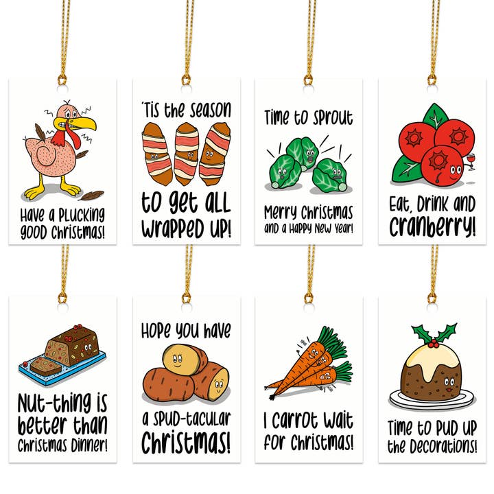 Cadeau-tags voor kerstdiner voor wholesale door TeePee Creations