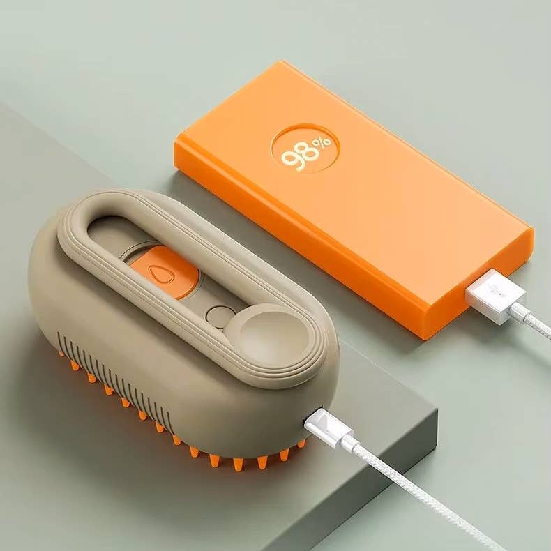Pet Wiz - Wholesale Pet Grooming Aid - Dog - 3-in-1 Rechargeable Cat & Dog Steam Grooming Brush2