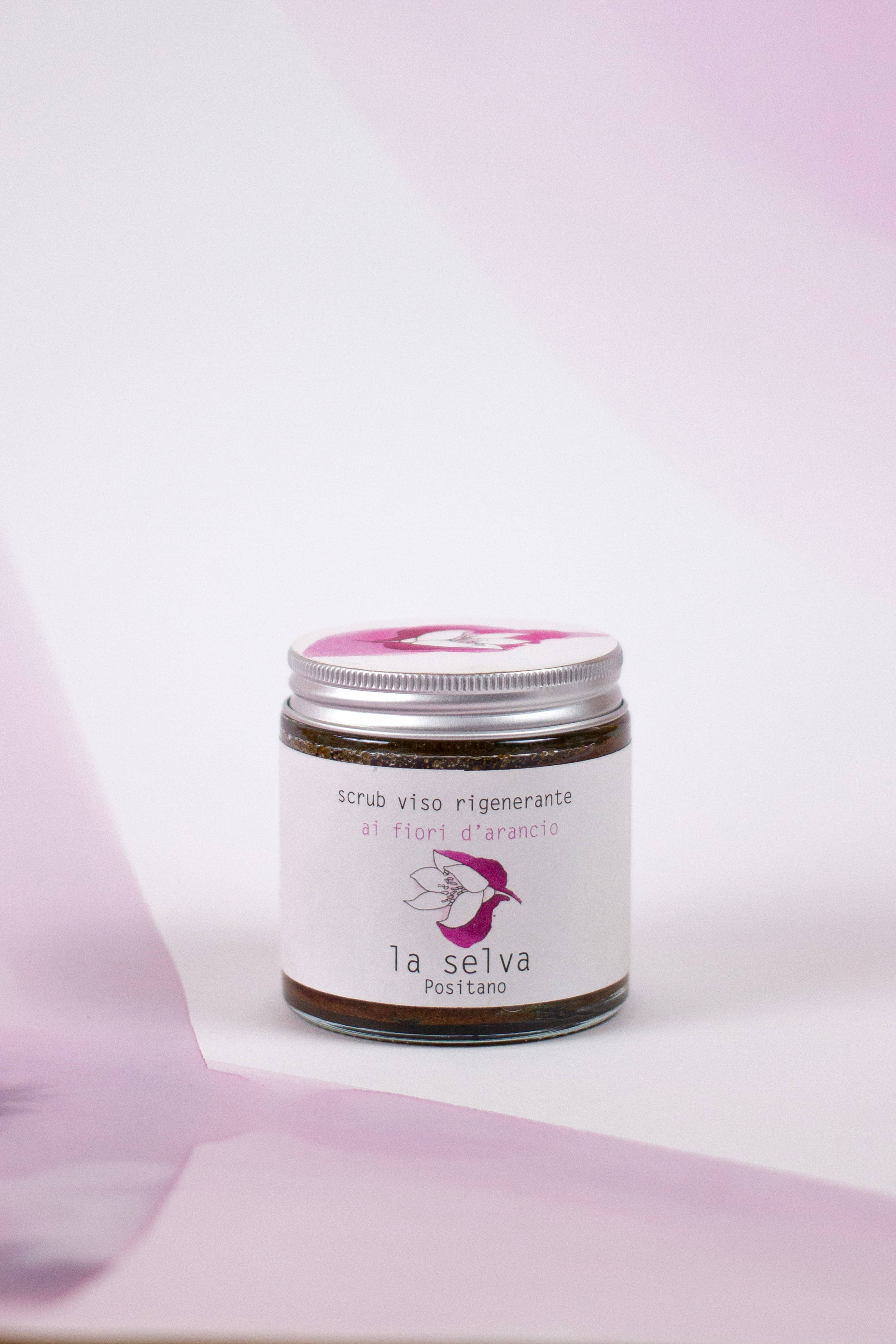 La Selva Positano Cosmetici Naturali – Engroshandel Ansigtspeeling – REGENERERENDE ANSIGT KRAT MED APPELSINBLOMST