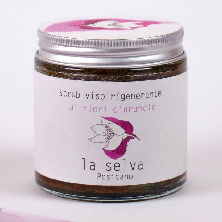 La Selva Positano Cosmetici Naturali – Engroshandel Ansigtspeeling – REGENERERENDE ANSIGT KRAT MED APPELSINBLOMST0