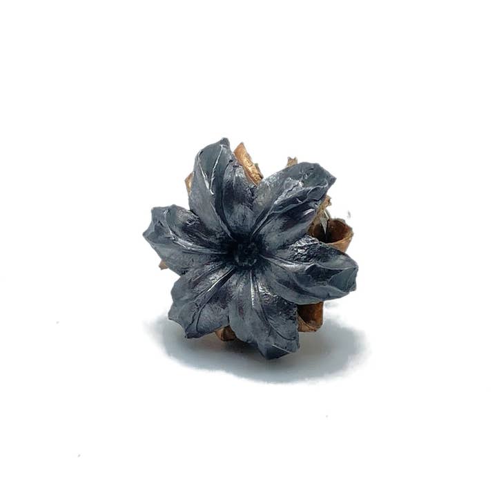 Vermont Cut Coins & 2nd Shot Round - Wholesale Lapel Pin/Button - Bullet Flower Ballistic Pin