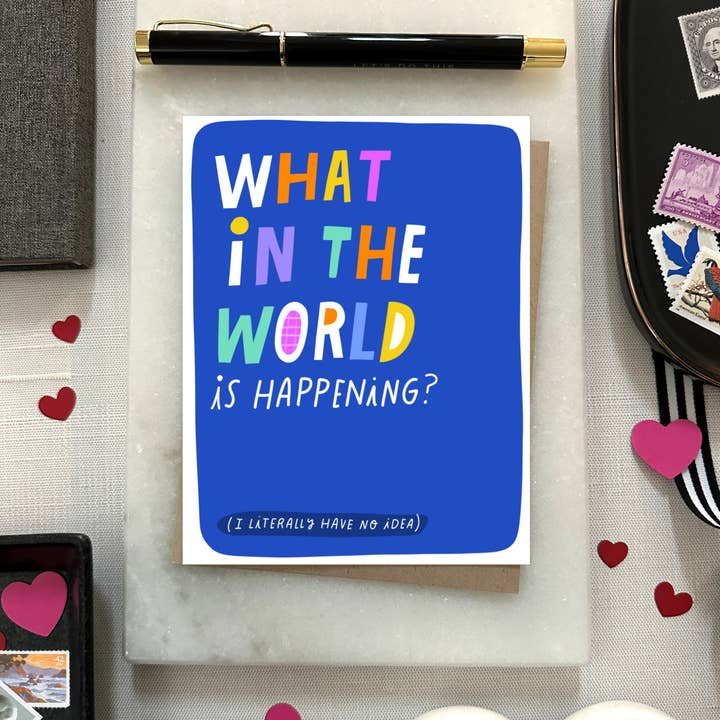 Barone and Co. - Wholesale Everyday Greeting Card - What in the World Card3