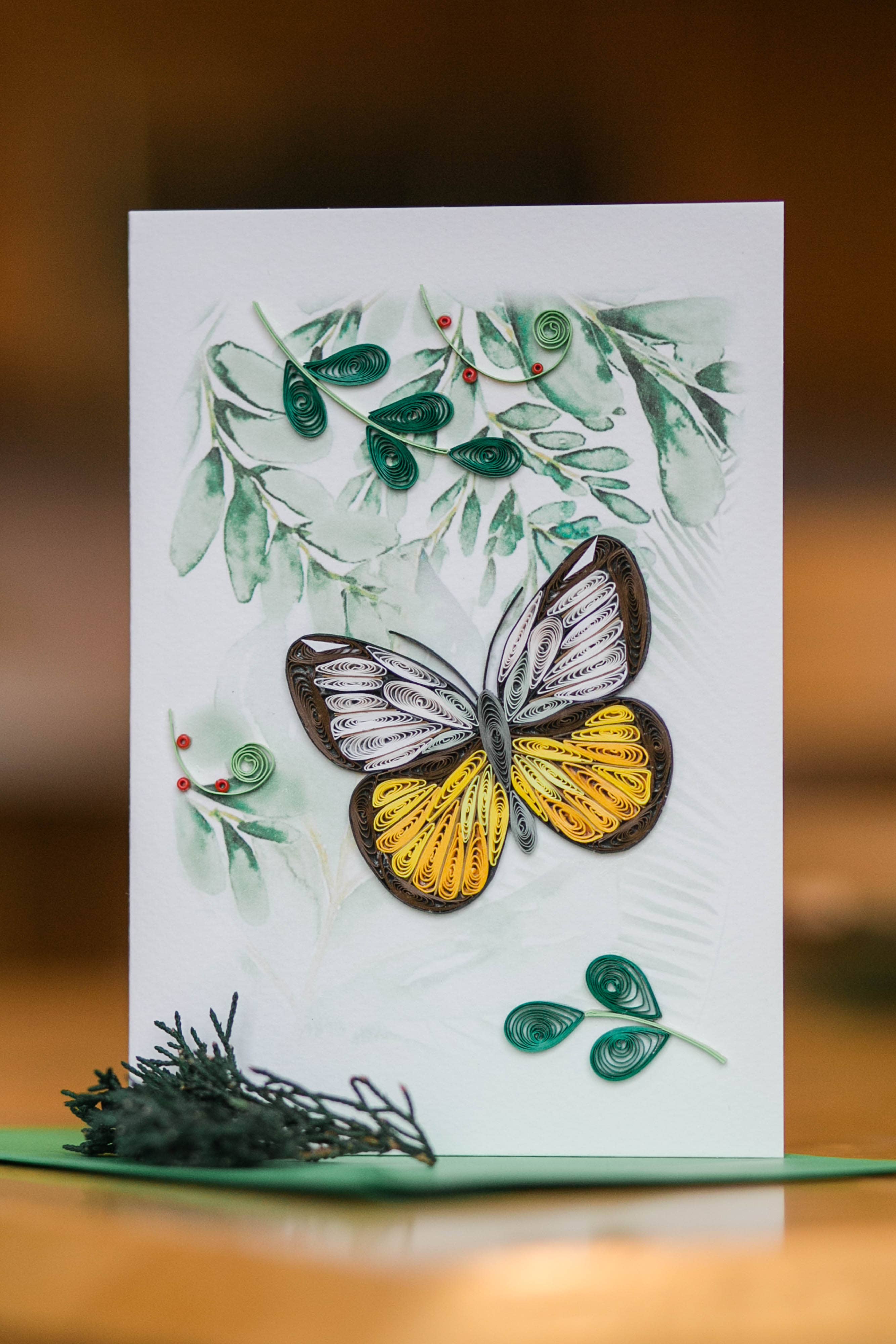 UViet Store – Engroshandel Hverdagshilsen kort – Butterfly velsignelser1