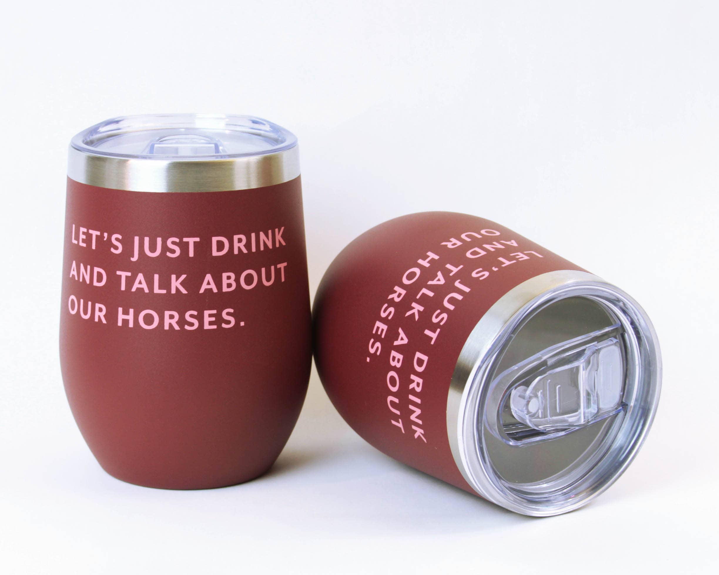 Mare Modern Goods - Wholesale Insulated Mug/Tumbler - Drink and Talk Wine Tumbler1