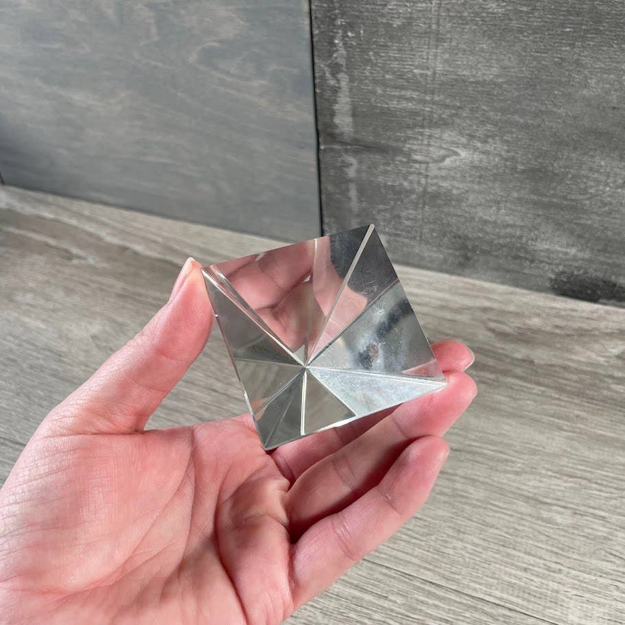 Keystone Crystals - Wholesale Spiritual Stone/Crystal - Glass 2 inch Pyramid4