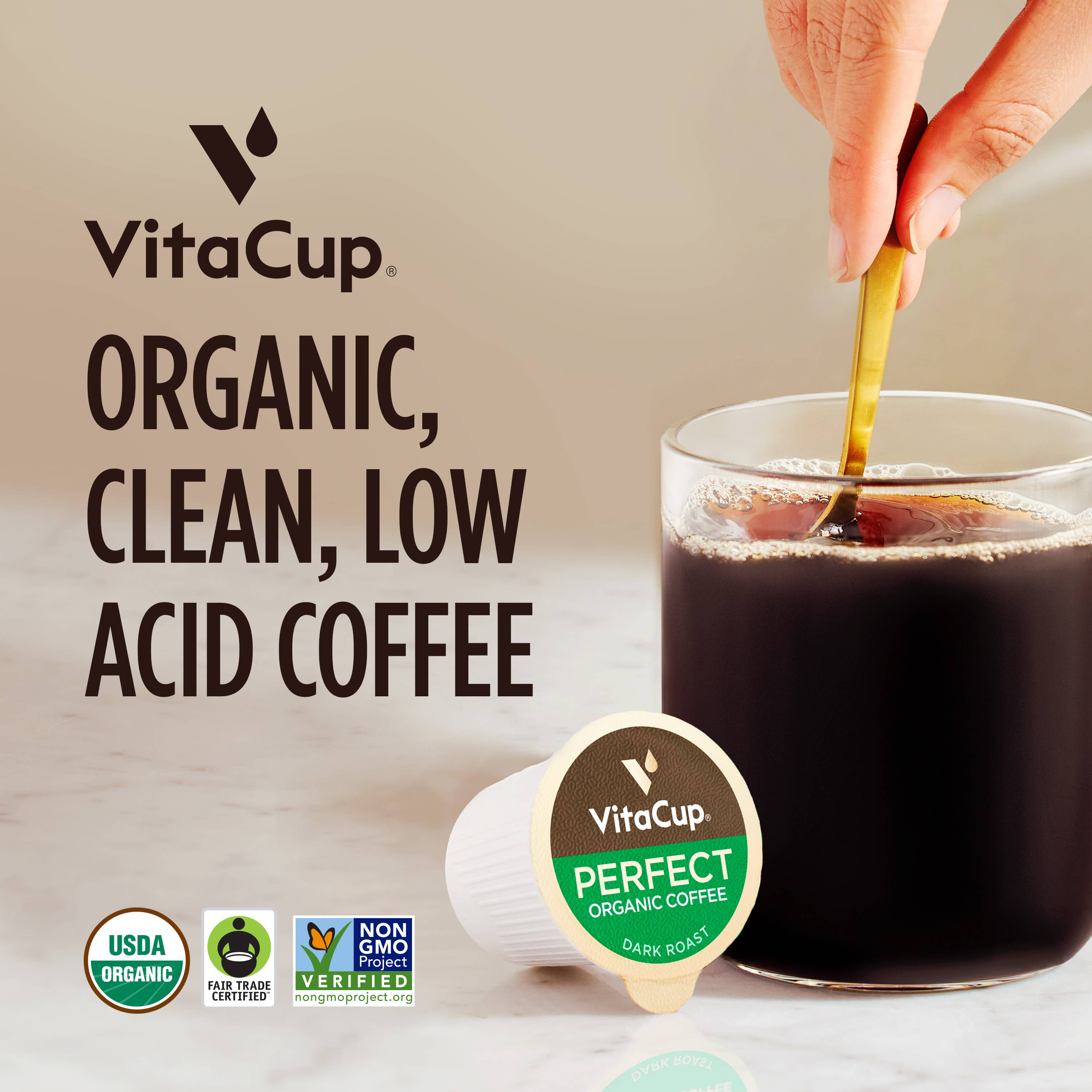 VitaCup - Wholesale Ground Coffee - 16ct Perfect Coffee Pods1