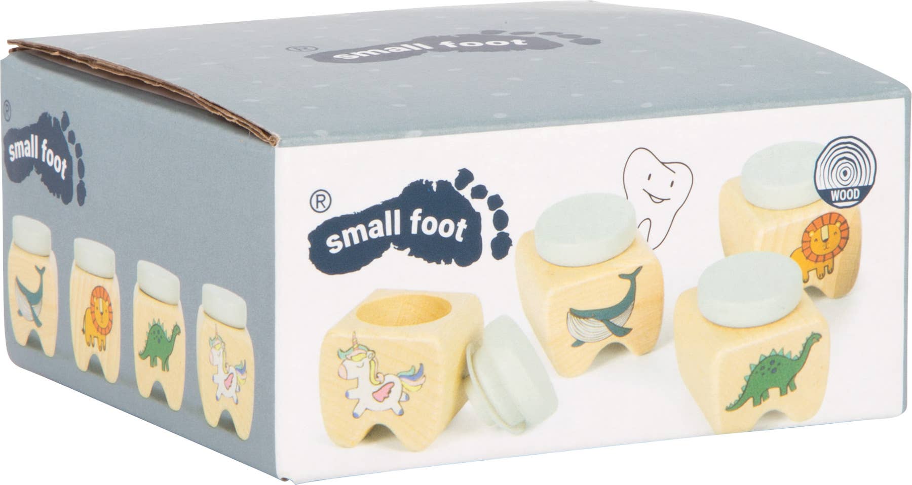 small foot - Wholesale Tooth Holder - Kids - Milk tooth boxes | Children's room decoration | Wooden toys6