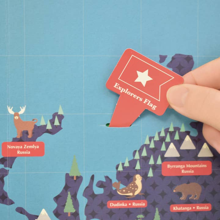 Clockwork Soldier - Wholesale DIY Craft Kit - Kids - Create Your Own Giant World Map - Interactive map kit