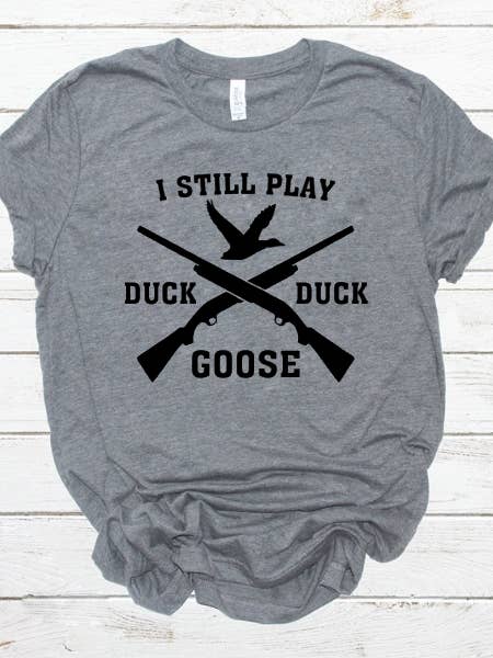 Duck Duck Goose Tee for wholesale by The Junkin’ Mamas