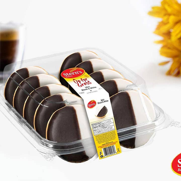 Stern's Online - Wholesale Cookie - Black and White Cookies | 10 Count NY Style Cookies -12/Case1