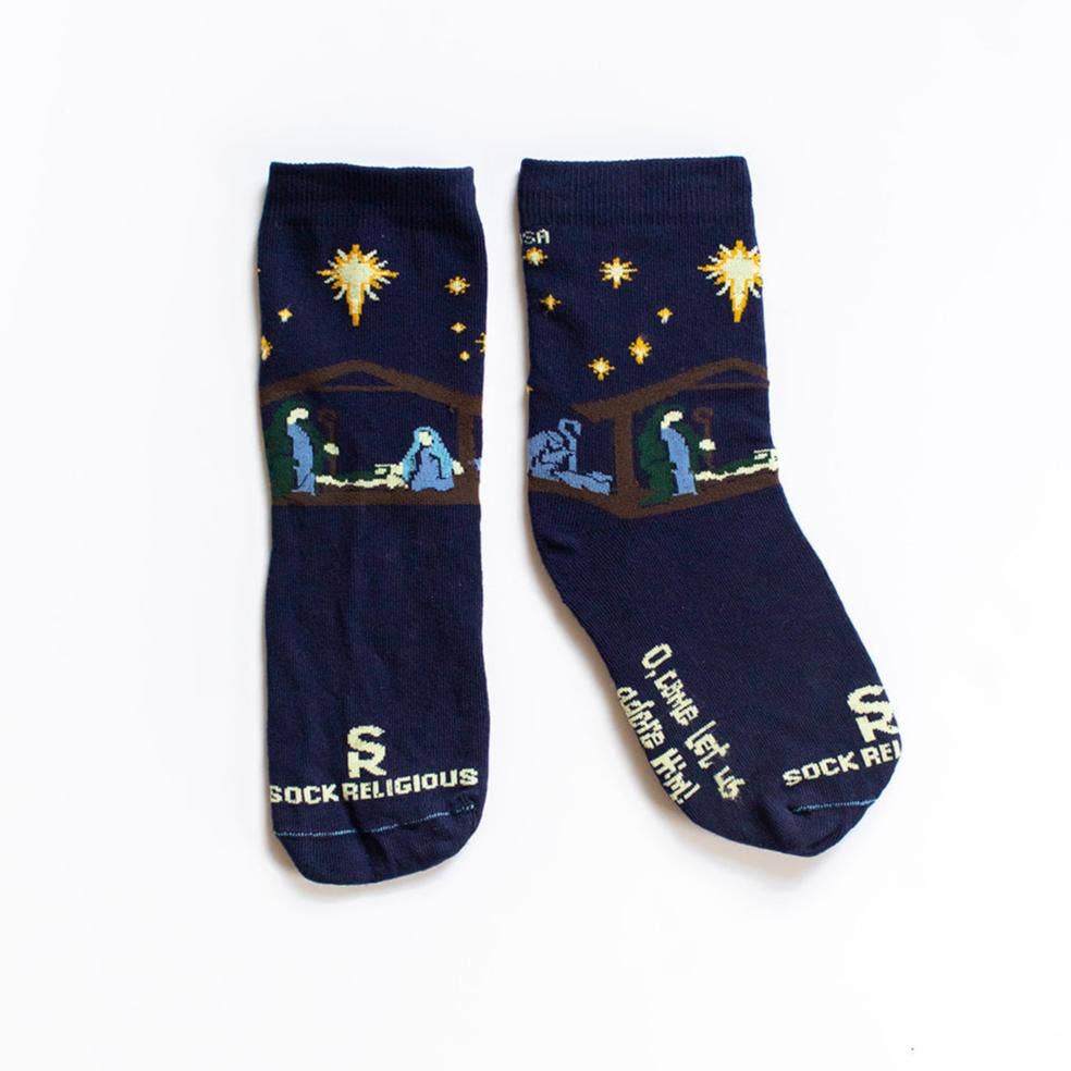 Sock Religious – Meias - Crianças por atacado – Meias de Natal para Crianças