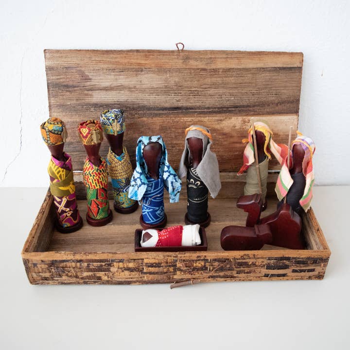 Amani ya Juu - Wholesale Nativity Scene Decor - Nativity Peg Set4