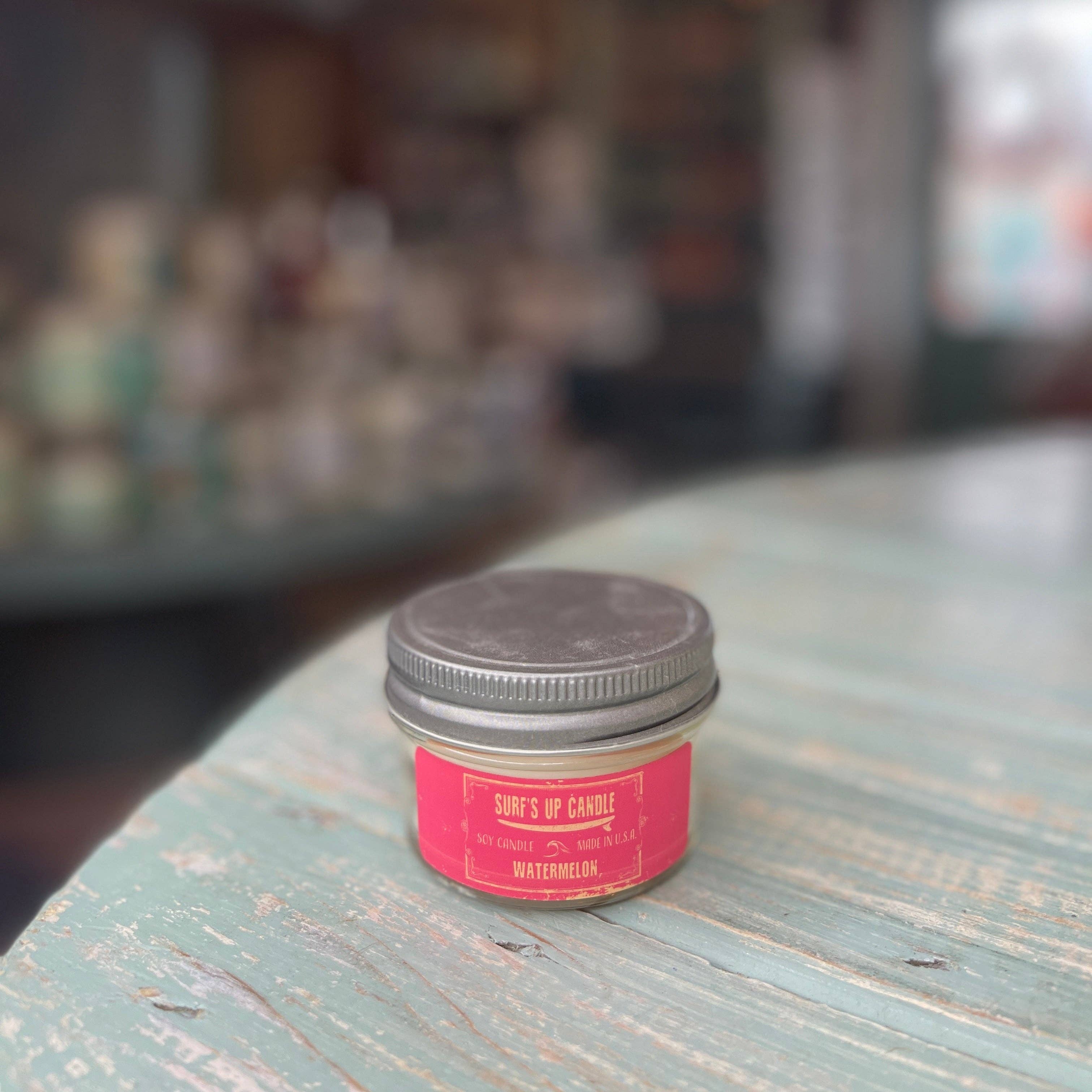 Surfs Up Candle - Wholesale Jar/Filled Candle - Watermelon Mason Jar Candle - Original Collection3