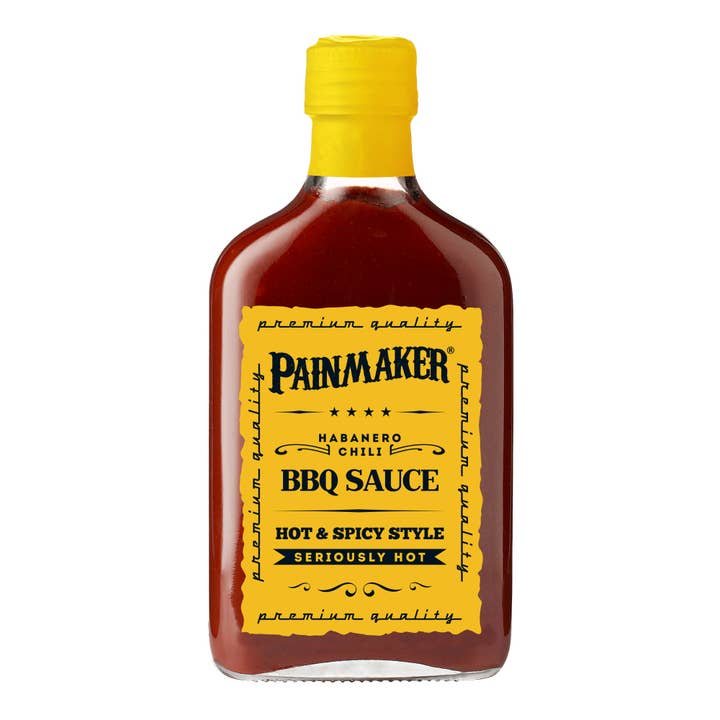 the Saucecompany - Wholesale BBQ Sauce - Painmaker Habanero BBQ Sauce with Habanero Chili 195 ml