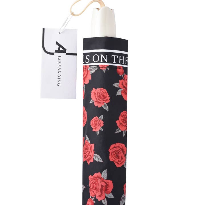 Funkyrel® Atzbranding Limited - Wholesale Umbrella - Women's - Rano – Blossoms on the Road Folding Umbrella4